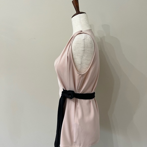 Zara Pink Sleeveless Wrap Top Size M - Picture 4 of 7